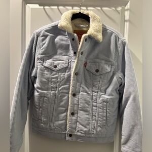 Women’s Levi’s Sherpa Corduroy Trucker Jacket